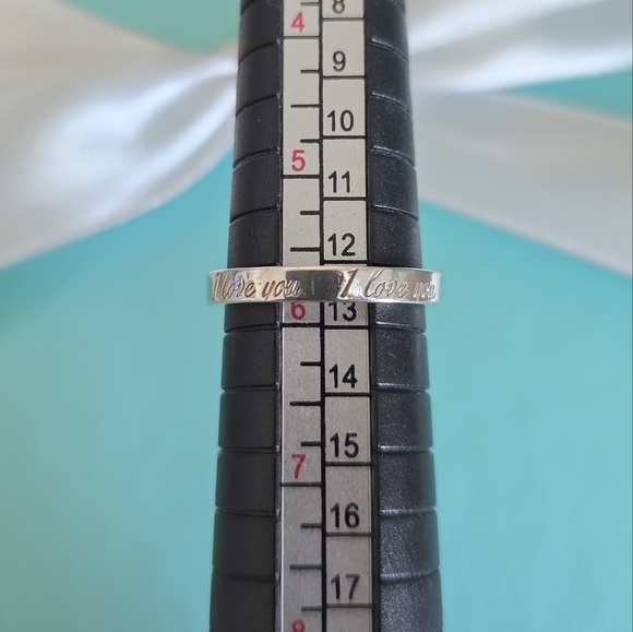 Retired I love you band ring - Picture 8 of 8